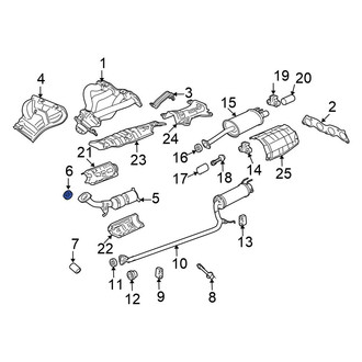 Honda OE - Front Exhaust Pipe Flange Gasket