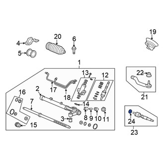 Honda OE - Steering Tie Rod Washer