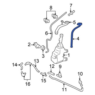 Honda OE - Front Washer Fluid Reservoir Cap