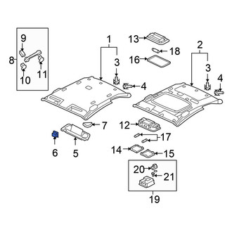 Honda OE - Sun Visor Holder