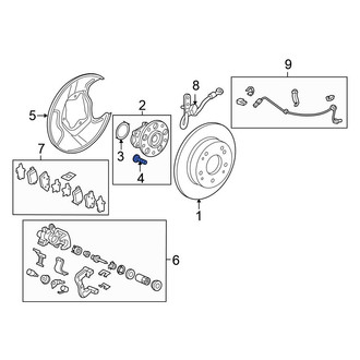 Honda OE - Rear Wheel Lug Stud