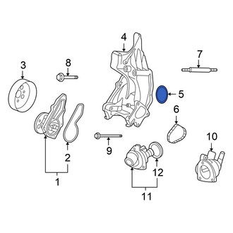 Honda OE - Engine Coolant Inlet Flange O-Ring