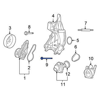 Honda OE - Engine Coolant Inlet Flange Bolt