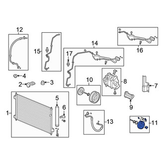 Honda OE - A/C Compressor Clutch Coil
