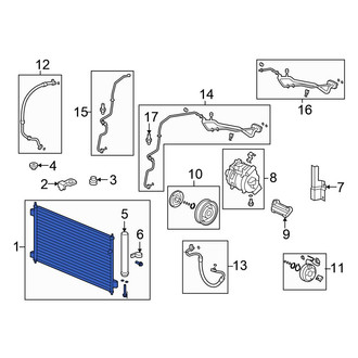 Honda OE - A/C Condenser