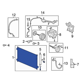 Honda OE - A/C Condenser