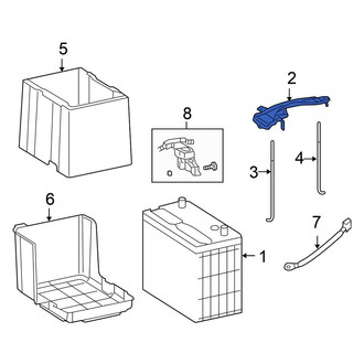 Honda OE - Battery Hold Down