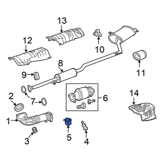 Honda OE - Center Left Exhaust System Hanger