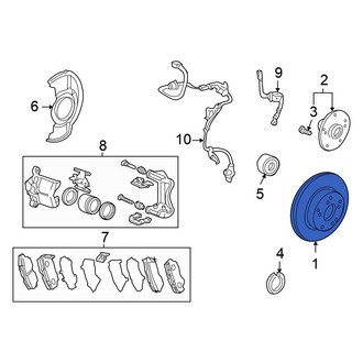 Honda OE - Front Disc Brake Rotor
