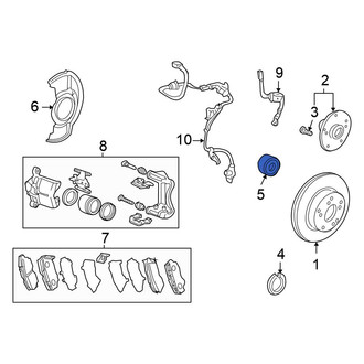 Honda OE - Front Wheel Bearing