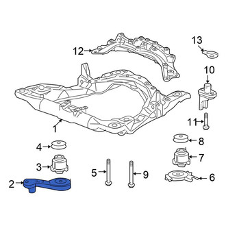 Honda OE - Front Left Engine Cradle Bracket