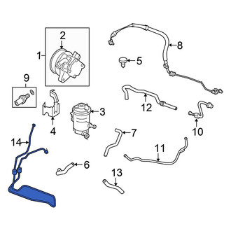 Honda OE - Front Power Steering Cooler
