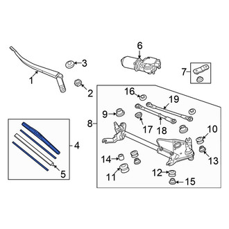 Honda OE - Right Wiper Blade