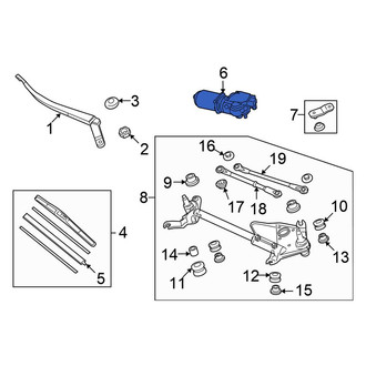 Honda OE - Wiper Motor