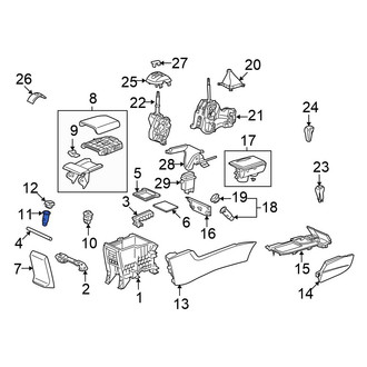 Honda OE - Front 12 Volt Accessory Power Outlet