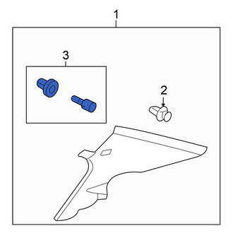 Honda OE - Quarter Panel Trim Panel Clip