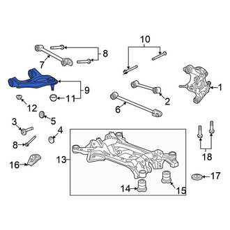 Honda OE - Rear Right Upper Rearward Suspension Control Arm