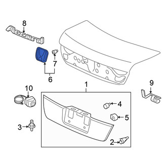 Honda OE - Rear Deck Lid Emblem