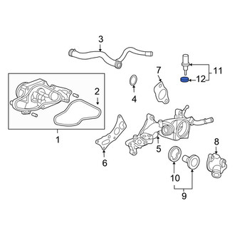 Honda OE - Engine Coolant Temperature Sensor O-Ring