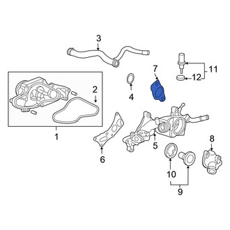 Honda OE - Engine Coolant Outlet Gasket