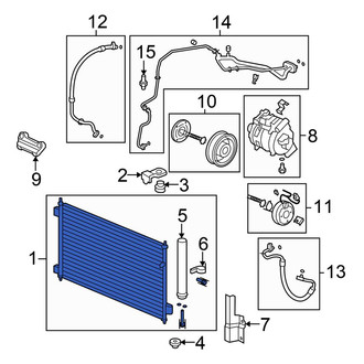 Honda OE - A/C Condenser