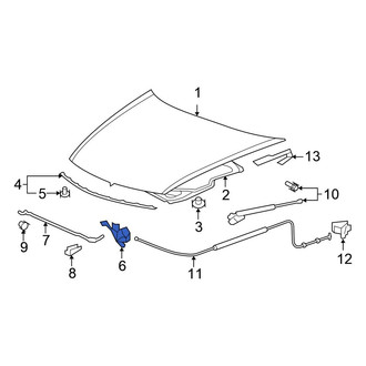 Honda OE - Front Hood Latch
