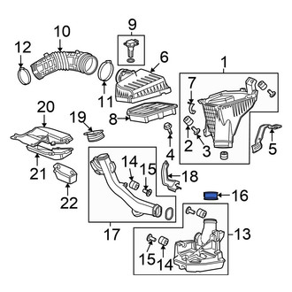 Honda OE - Engine Air Intake Hose Adapter