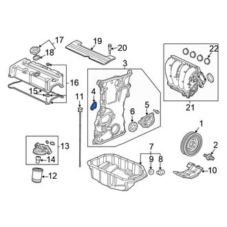 Honda OE - Engine Timing Cover Gasket