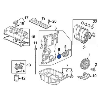 Honda OE - Rear Engine Crankshaft Seal