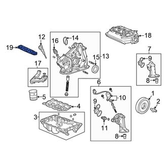Honda OE - Center Engine Intake Manifold Gasket