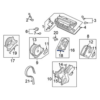 Honda OE - Engine Timing Cover Gasket