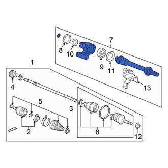 Honda OE - CV Intermediate Shaft