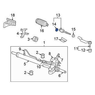 Honda OE - Steering Tie Rod Washer