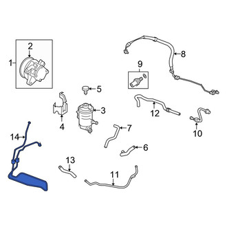 Honda OE - Front Power Steering Cooler