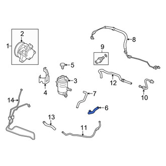Honda OE - Power Steering Reservoir Hose