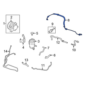 Honda OE - Power Steering Pressure Hose