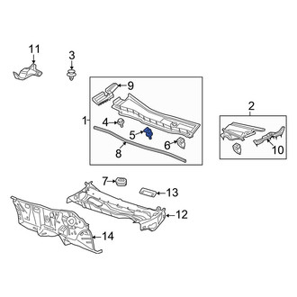Honda OE - Right Cowl Cover Clip