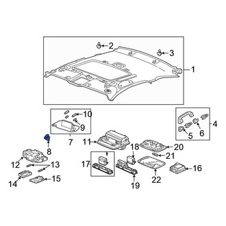 Honda OE - Sun Visor Holder
