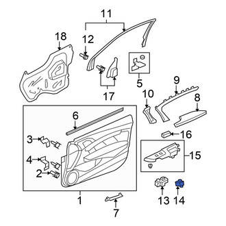 Honda OE - Front Door Mirror Switch