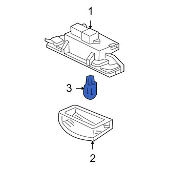 Honda OE - License Plate Light Bulb