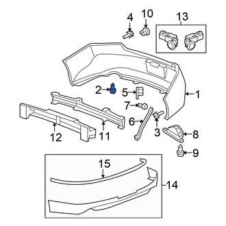 Honda OE - Fender Liner Retainer