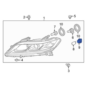 Honda OE - Front Turn Signal Light Socket