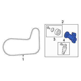 Honda OE - Accessory Drive Belt Tensioner Assembly