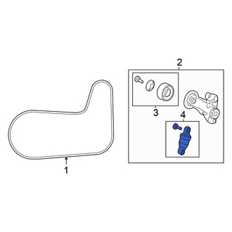 Honda OE - Belt Tensioner Damper