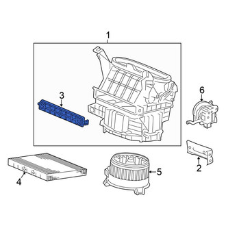 Honda OE - Cabin Air Filter Cover