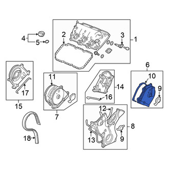 Honda OE - Upper Engine Timing Cover O-Ring