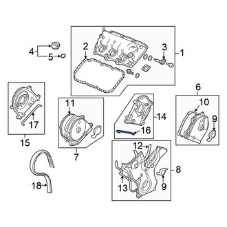 Honda OE - Upper Engine Timing Cover O-Ring