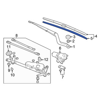 Honda OE - Right Wiper Blade Refill