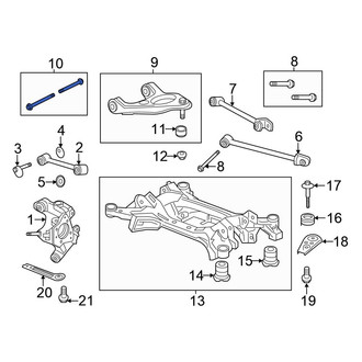 Honda OE - Upper Suspension Control Arm Bolt