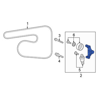Honda OE - Accessory Drive Belt Tensioner Assembly